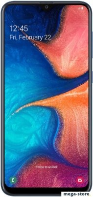 Смартфон Samsung Galaxy A20 3GB/32GB (синий)