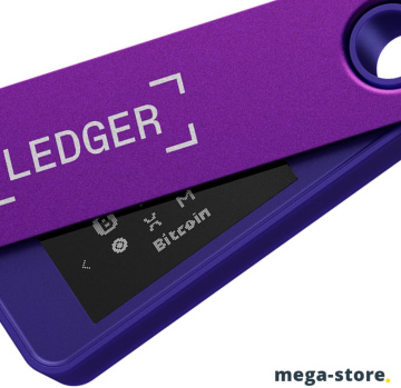 Аппаратный криптокошелек Ledger Nano S Plus (фиолетовый аметист)