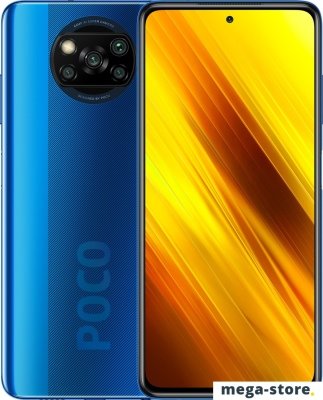 Смартфон POCO X3 NFC 6GB/64GB международная версия (синий)
