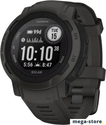 Умные часы Garmin Instinct 2 Solar (черный)