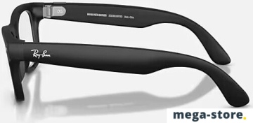 Умные очки Ray-Ban Meta Wayfarer Gen 2 RW4012 (large, черный матовый/прозрачный)