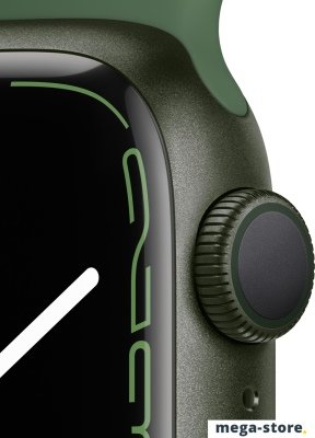 Умные часы Apple Watch Series 7 41 мм (зеленый/зеленый клевер спортивный)