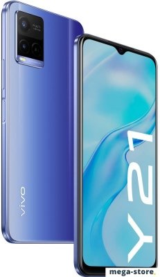 Смартфон Vivo Y21 4GB/64GB международная версия (синий металлик)