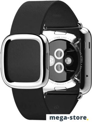 Умные часы Apple Watch 38mm Stainless Steel with Black Modern Buckle [MJYL2]