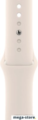 Умные часы Apple Watch Series 8 41 мм (алюминиевый корпус, полуночный/звездный свет, спортивный силиконовый ремешок)