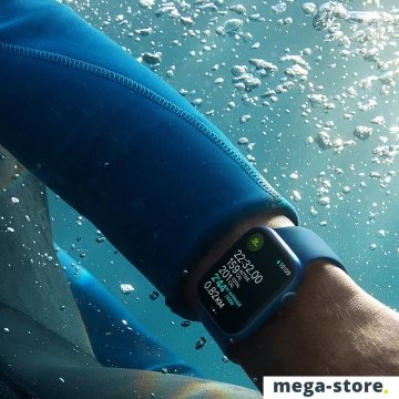 Умные часы Apple Watch Series 7 45 мм (зеленый/зеленый клевер спортивный)