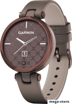 Умные часы Garmin Lily (темно-бронзовый/кожаный ремешок)