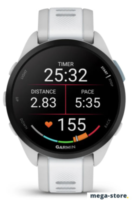 Умные часы Garmin Forerunner 165 (туманно-серый/белый камень)