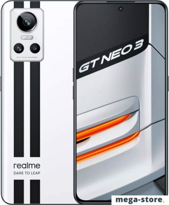 Смартфон Realme GT Neo 3 80W 8GB/256GB индийская версия (белый)