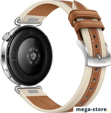 Умные часы Huawei Watch GT 6 41 мм (серебристый, с коричневым кожаным ремешком, международная версия)