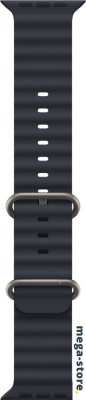 Профессиональные умные часы Apple Watch Ultra LTE 49 мм (титановый корпус, титановый/темно-серый, ремешок из эластомера)