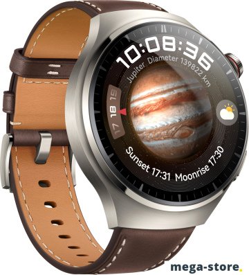 Умные часы Huawei Watch 4 Pro (с кожаным ремешком)