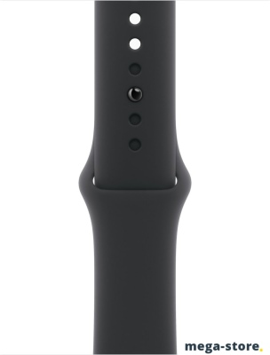 Умные часы Apple Watch Series 10 42 мм (алюминиевый корпус, черный/черный, спортивный силиконовый ремешок S/M)