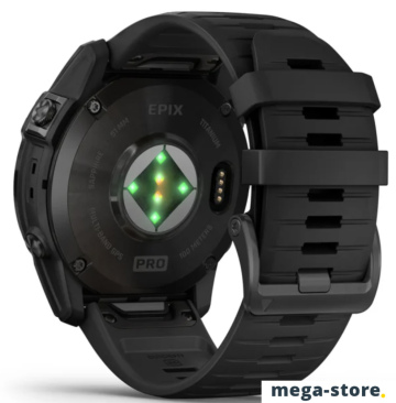 Умные часы Garmin epix Pro Gen 2 Sapphire Edition (черный титан/черный)
