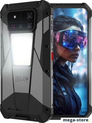 Телефон Unihertz Tank 4 Pro 18GB/1TB (черный/серый)