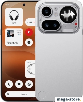 Телефон Nothing Phone (4a) Pro 8GB/128GB (серебристый)