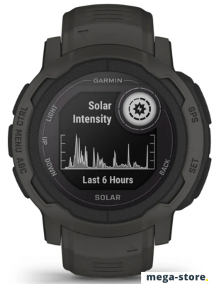 Умные часы Garmin Instinct 2 Solar (черный)