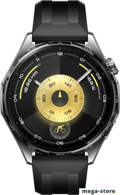 Умные часы Huawei Watch GT 6 46 мм (черный, с черным силиконовым ремешком, международная версия)