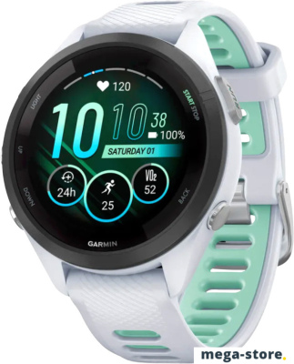 Умные часы Garmin Forerunner 265S (белый камень/нео-тропик)