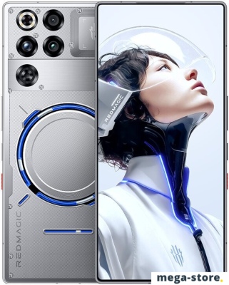 Телефон Nubia RedMagic 11 Pro 16GB/512GB международная версия (серебристый прозрачный)