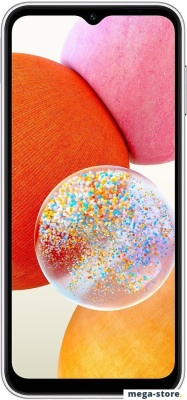 Смартфон Samsung Galaxy A14 SM-A145F/DSN Mediatek Helio G80 4GB/128GB (серебристый)