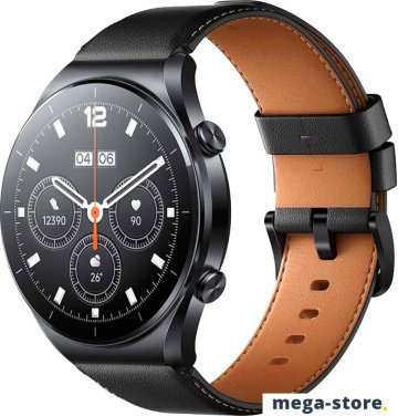 Умные часы Xiaomi Watch S1 (черный/черно-коричневый, международная версия)