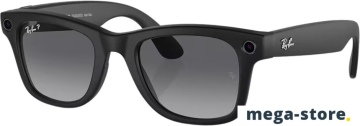 Умные очки Ray-Ban Meta Wayfarer RW4006 (черный матовый/графит)