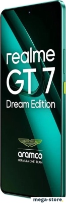 Телефон Realme GT7 Dream Edition RMX5061 16GB/512GB международная версия (Aston Martin зеленый)