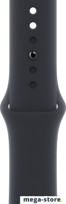 Умные часы Apple Watch Series 8 41 мм (алюминиевый корпус, полуночный/полуночный, спортивный силиконовый ремешок M/L)
