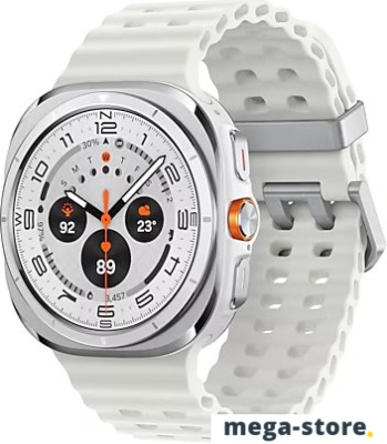 Умные часы Samsung Galaxy Watch Ultra 2025 47 мм LTE (белый титан)