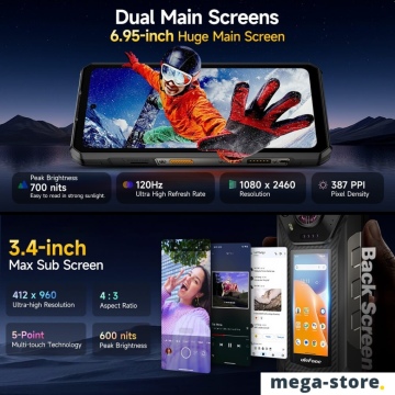 Телефон Ulefone Armor 30 Pro 16GB/512GB (черный)