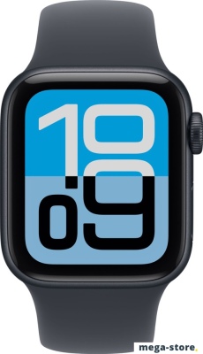 Умные часы Apple Watch SE 3 40 мм (алюминиевый корпус, полуночный/полуночный, спортивный силиконовый ремешок S/M)