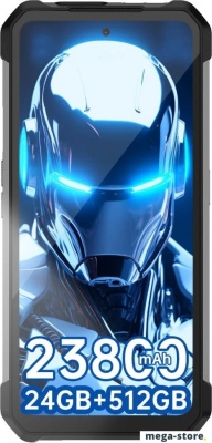 Телефон Unihertz 8849 Hike 12GB/512GB (черный/серый)