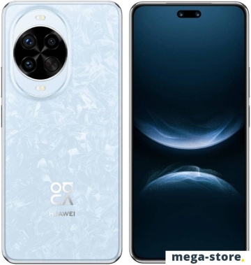 Телефон Huawei nova 14 Pro MIA-LX9 Single SIM 12GB/512GB (голубой кристалл, международная версия)