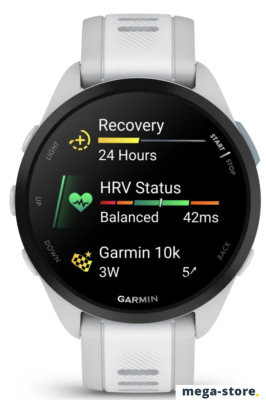 Умные часы Garmin Forerunner 165 (туманно-серый/белый камень)