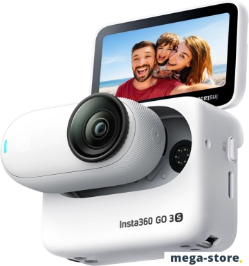 Экшен-камера Insta360 GO 3S 128GB (белый)