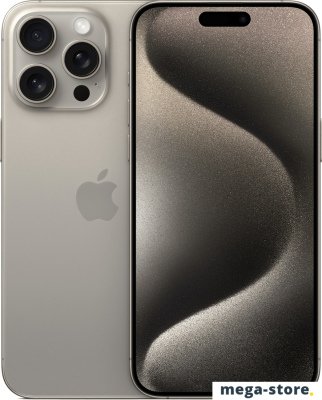 Смартфон Apple iPhone 15 Pro Max 512GB (природный титан)