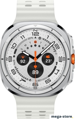 Умные часы Samsung Galaxy Watch Ultra 2025 47 мм LTE (белый титан)