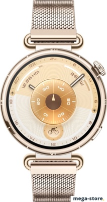 Умные часы Huawei Watch GT 6 41 мм (золотистый, с золотистым миланским браслетом, международная версия)